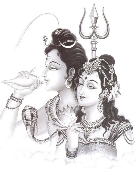 lord shiva silhouette background for maha shivratri